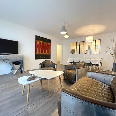 L'Ideal 112 - 85M2, 2 Chambres, Parking & Cabine De Plage Deauville Exterior photo